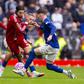 Everton vs Liverpool in Premier League action
