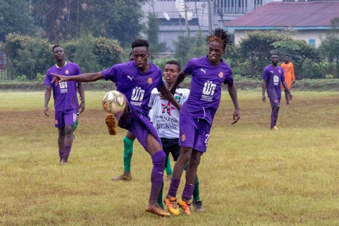 Nairobi City Stars midfielder Ronney Kola in a past match.