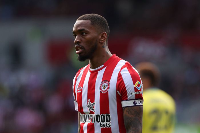 Brentford striker Ivan Toney.