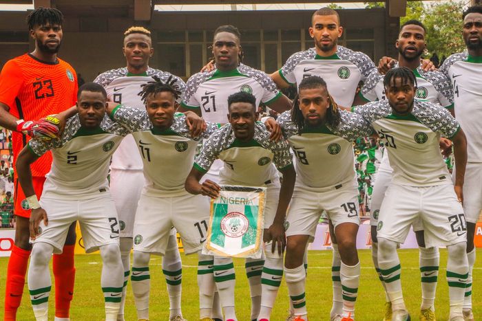 Nigeria Super Eagles during an official outing.