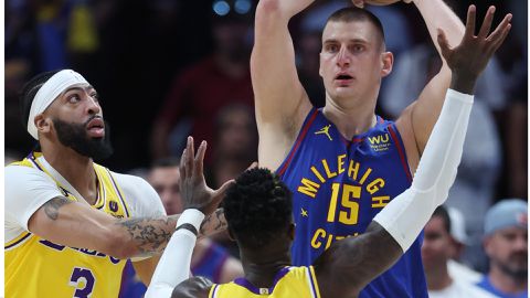 Nikola Jokic put up monster triple-double as Denver Nuggets take Game 1 against Los Angeles Lakers