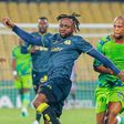 Yanga SC forward Fiston Mayele vs Marumo Gallants.