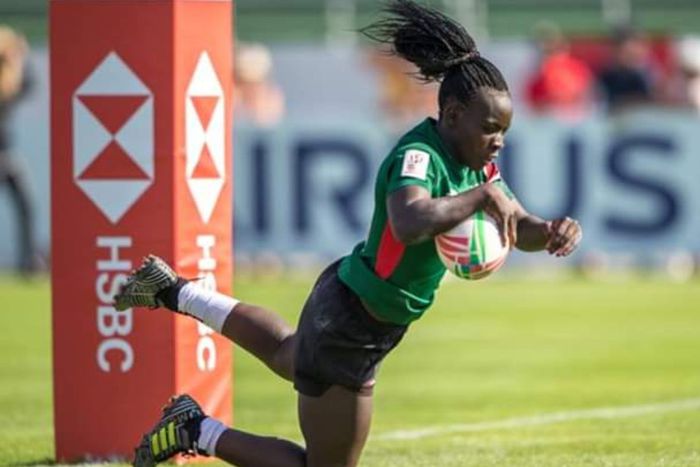 Kenya Lionesses captain Sheila Chajira.