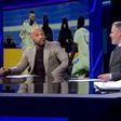 Thierry Henry, Jamie Carragher and Micah Richards during CBS Sports Champions League coverage.