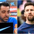 Barcelona boss Xavi Hernandez and PSG forward Lionel Messi