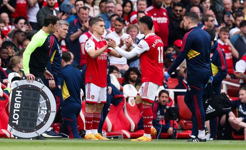 Martinelli ruled out for season with ankle ligament damage