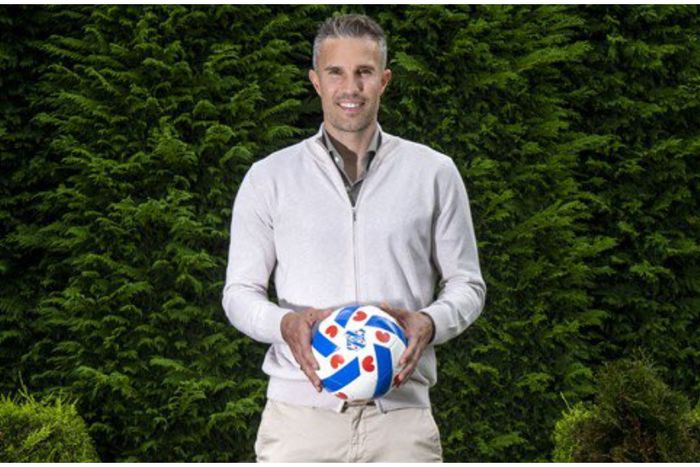 New Heerenven coach and former Manchester United striker, Robin van Persie.