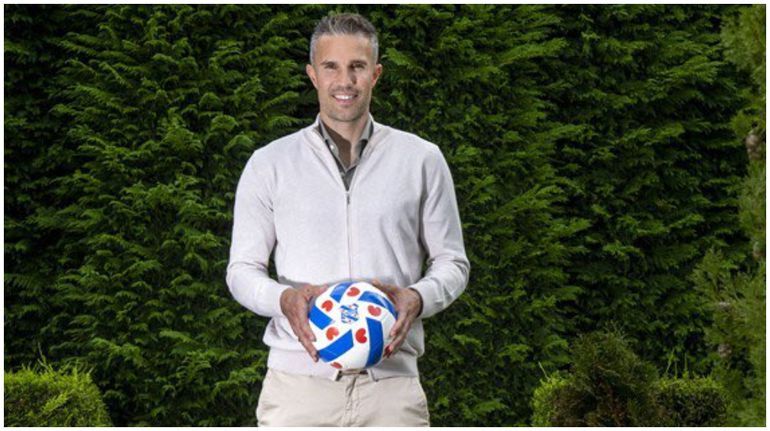 New Heerenven coach and former Manchester United striker, Robin van Persie.