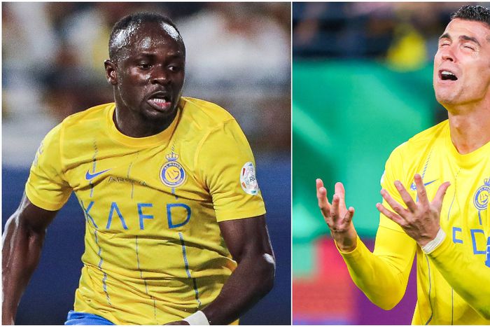 Sadio Mane and Cristiano Ronaldo with a night to forget for Al Nassr against Al Hilal.