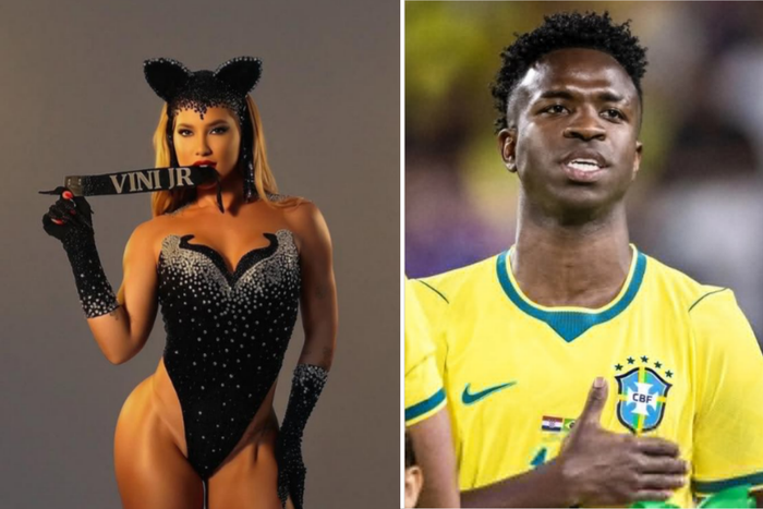 Vinicius Jr's ex-girlfriend Virginia Fonseca REMOVED from World Cup mural following breakup