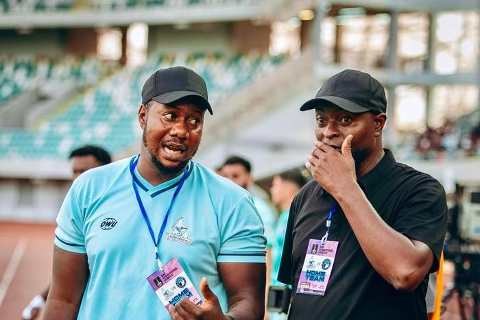 Yema and Finidi George at Rivers United.