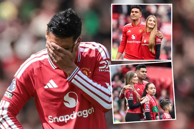 Man United fans react as Casemiro and his wife bid 'emotional' goodbye to Old Trafford