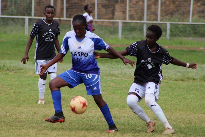 Gaspo Women player Lydia Akoth during a past match.