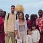 Former Barcelona captain Sergio Busquets on holiday in Kenya