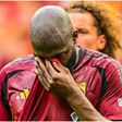 A dejected Romelu Lukaku after the VAR denied him of two goals. (Photo Credit: EURO2024/X)