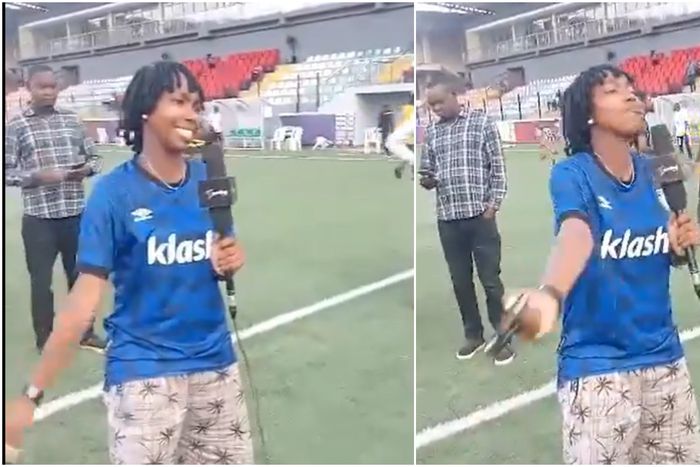 Sporting Lagos fan who threatened Brilla FM.