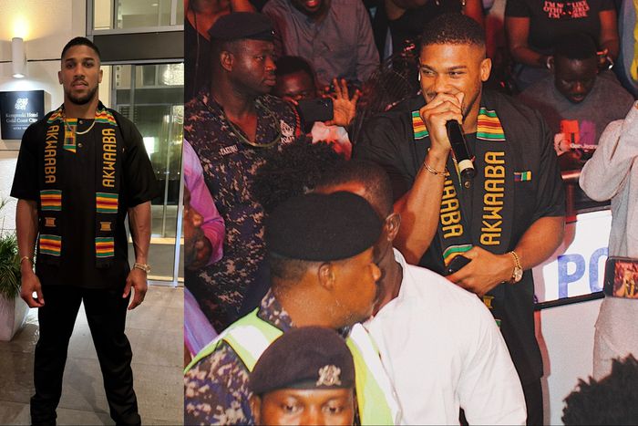 According to former world champion Anthony Joshua, Nigerians lied about how good Ghana is.