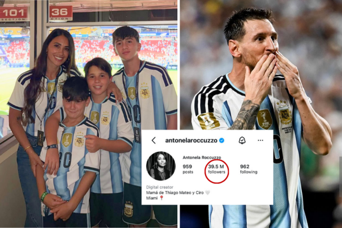 Lionel Messi’s wife gains 100,000 followers 12 hours after Argentina star’s historic World Cup hat-trick