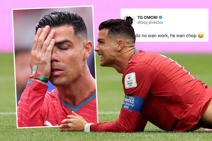 'He no wan work but he wan chop' — Ronaldo trolled mercilessly after DR Congo stun Portugal
