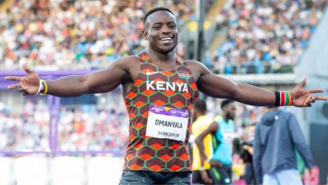 Omanyala drops to third in 100m standings after eight Diamond League Meetings