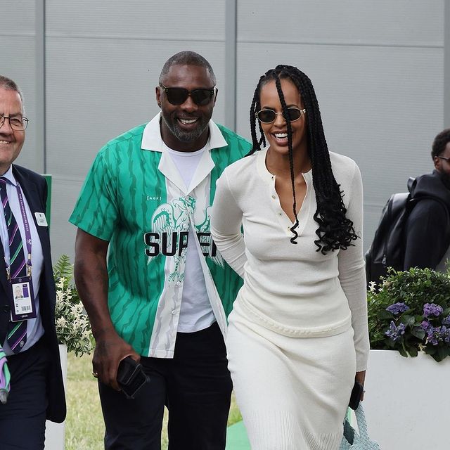 Idris Elba shows off Super Eagles custom jersey at Wimbledon - Pulse ...