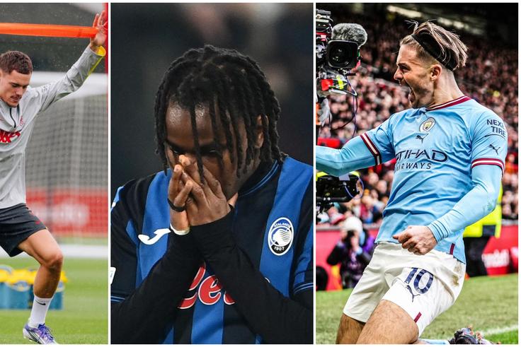Florian Wirtz (left), Ademola Lookman (middle) and Jack Grealish (right).