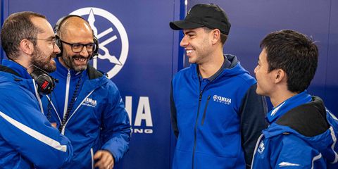 Yamaha's new V4 engine is still not fast enough — Augusto Fernandez