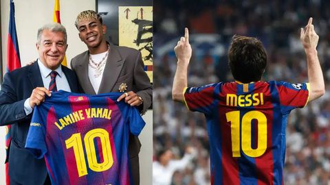 18-year-old Lamine Yamal reveals advice from Hansi Flick after inheriting Messi's jersey