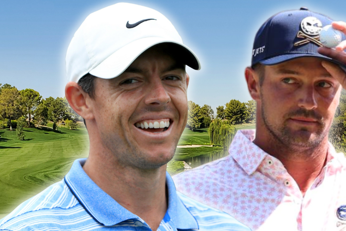 Bryson DeChambeau told he will ‘struggle’ at The Open compared to Rory Mcllroy