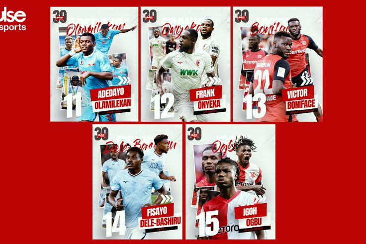 PulseSports30: Boniface out of top 10 as Remo  Stars' Olamilekan get 11th spot