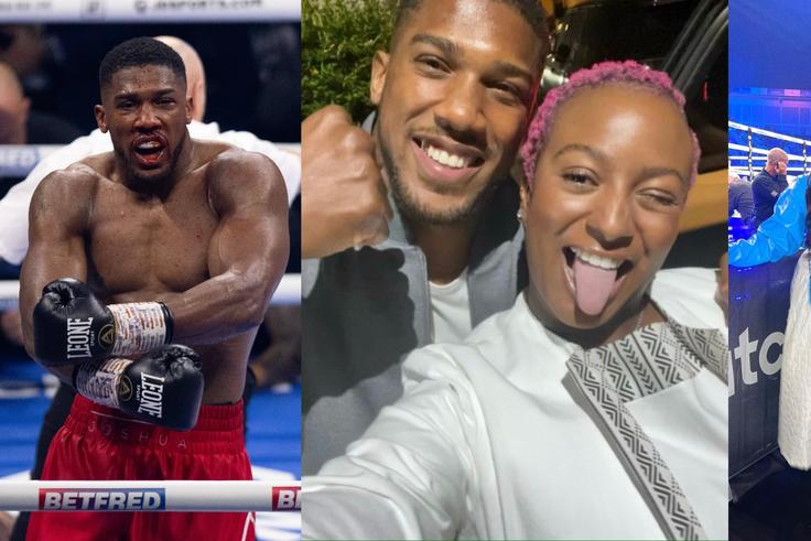 Anthony Joshua and Cuppy: Billionaire's daughter watches Nigerian-born boxer knockout Robert Helenius