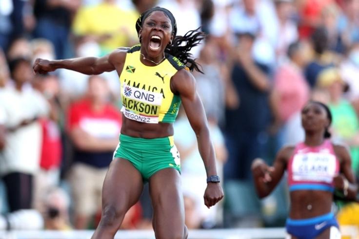 Shericka Jackson states she's in a better shape gun for the World Record in Budapest