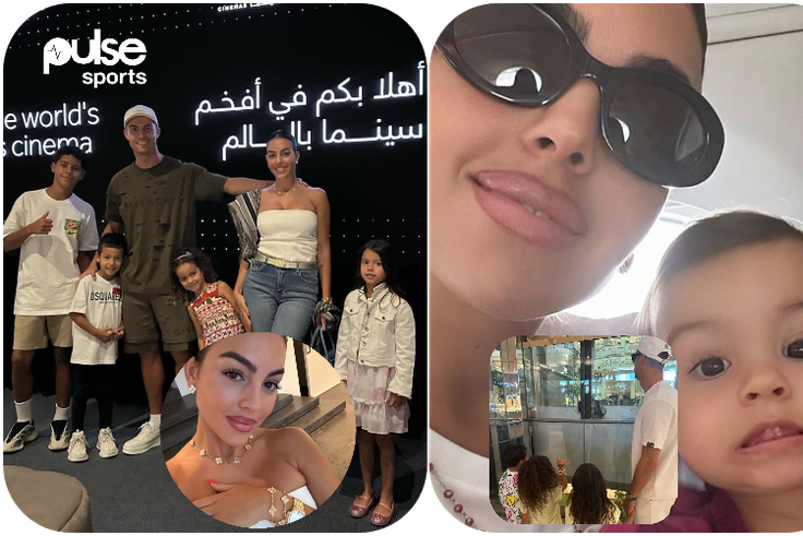 Ronaldo and his family enjoy a cinema trip || Instagram: @georginagio