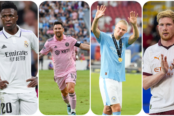 Vinicius misses out as Messi, Haaland and De Bruyne make top 3 nominees for Men's Player of the Year award || Photo Credit - Imago and FotMob