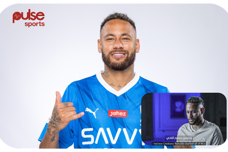 Neymar heap praise on Ronaldo Photo Credit - @Al Hilal and ESPN on Twitter
