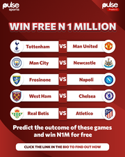 Pulse Sports prediction game: what are your predictions for week 2?