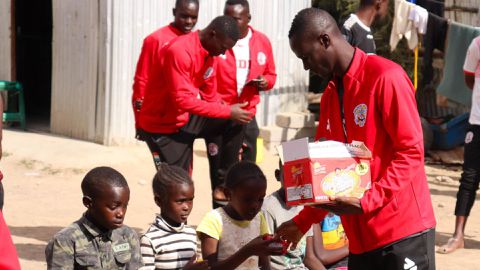 Soft hearted soldier conclude pre season with children's charity work