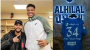 Giannis Antetokounmpo: Al Hilal welcomes Nigerian Freak with jersey after Neymar signing