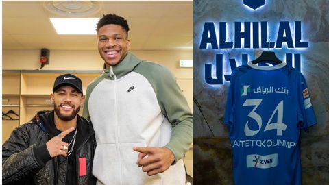 Giannis Antetokounmpo: Al Hilal welcomes Nigerian Freak with jersey after Neymar signing