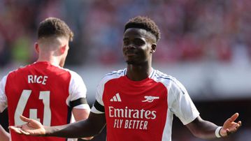 Arsenal vs Wolves: Starboy Saka steals the show as Gunners kick off title challenge