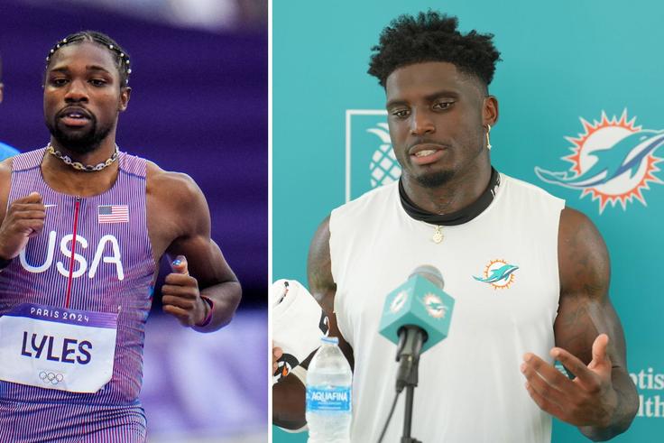 Noah Lyles claps back at Tyreek Hill after claiming that he would beat the Olympic champion in a race