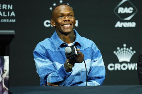 See why tears were running down the cheeks of Nigeria's Israel Adesanya during the UFC 305 press conference against Dricus du Plessis.