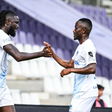 Tolu Arokodare and Yira Sor celebrating a goal against Beerschot || Image credit: Imago
