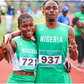 L-R: Toheebat Jimoh and Eziekiel Eno Asoquo, Team MTN Athletes |Pulsesports.ng