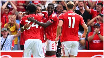 Nottm Forest vs Brentford: Ola Aina’s Reds on fire! Tricky Trees smash Onyeka Bees with Wood