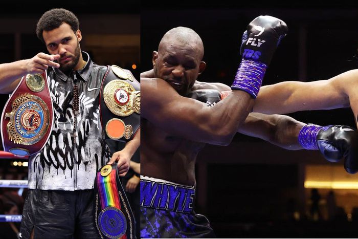 In just 2 minutes Moses Itauma makes light work of Dillian Whyte.