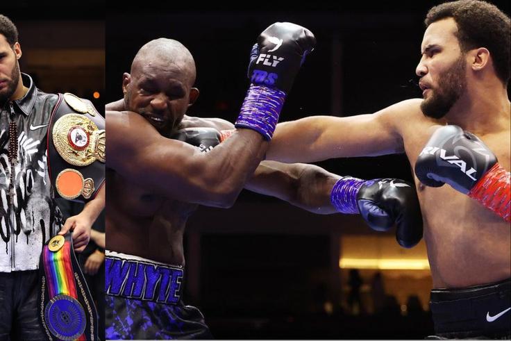 In just 2 minutes Moses Itauma makes light work of Dillian Whyte.