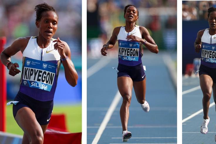 'I Did Not See the Clock'- Faith Kipyegon Reacts After Narrow Miss in 3000m World Record Chase