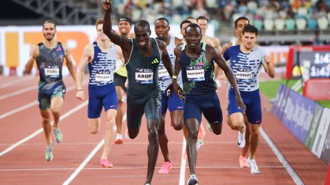 Emmanuel Wanyonyi stuns World champion Arop to take men's 800m Diamond Trophy