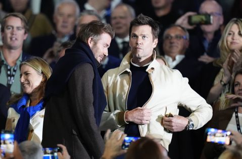 David Beckham and Tom Brady